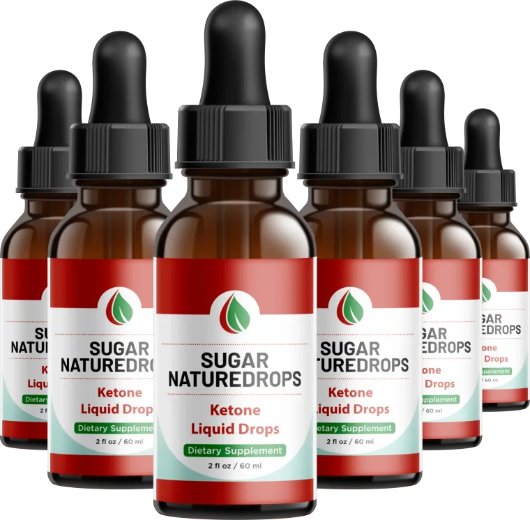 Sugar NatureDrops 6 bottle package